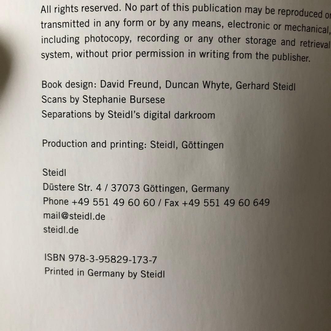 Gas Stop (デイヴィッド・フロイト) 英書 STEIDL ボックスセット