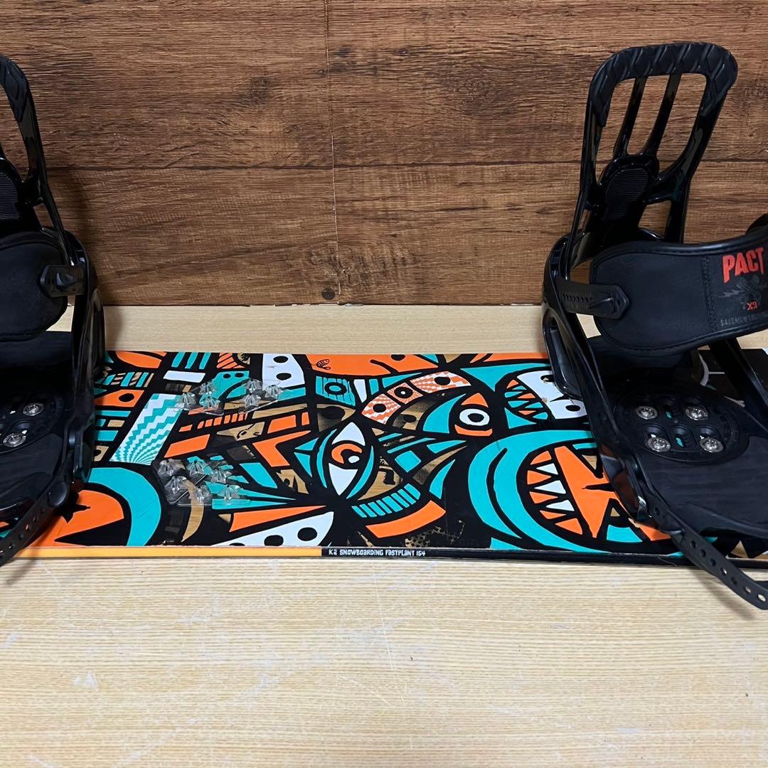 美品　K2 SALOMON DEELUXE メンズスノーボード　3点　154cm