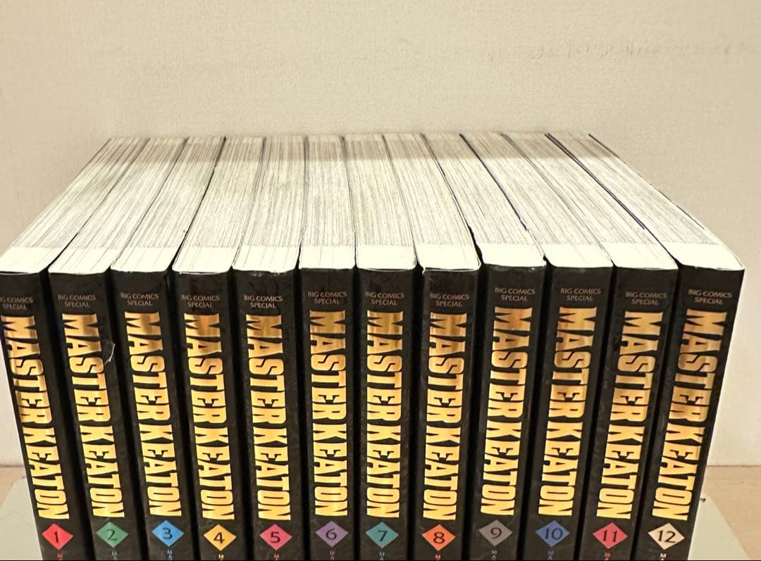 匿名配送　全初版&帯付き マスターキートン完全版　 全巻(1-12巻)セット