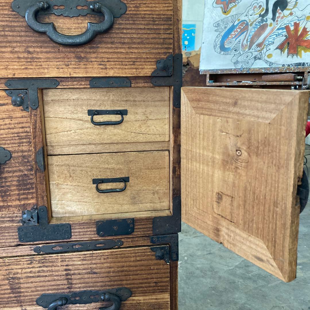 g*k様 ゴツい持ち手の桐箪笥 鉄器 時代箪笥 和箪笥 着物箪笥 アンティーク