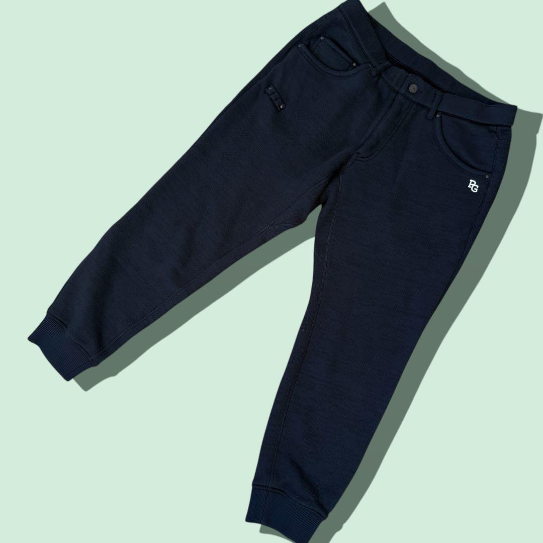 裏起毛　パーリーゲイツ　ジョガーパンツ　XL〜XXL相当 紺　ネイビー　濃紺　6