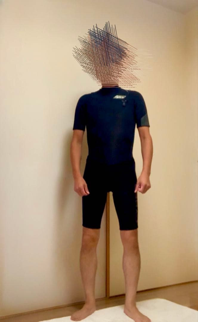 【あ】Cyber スプリング ウェットスーツ ブラックML