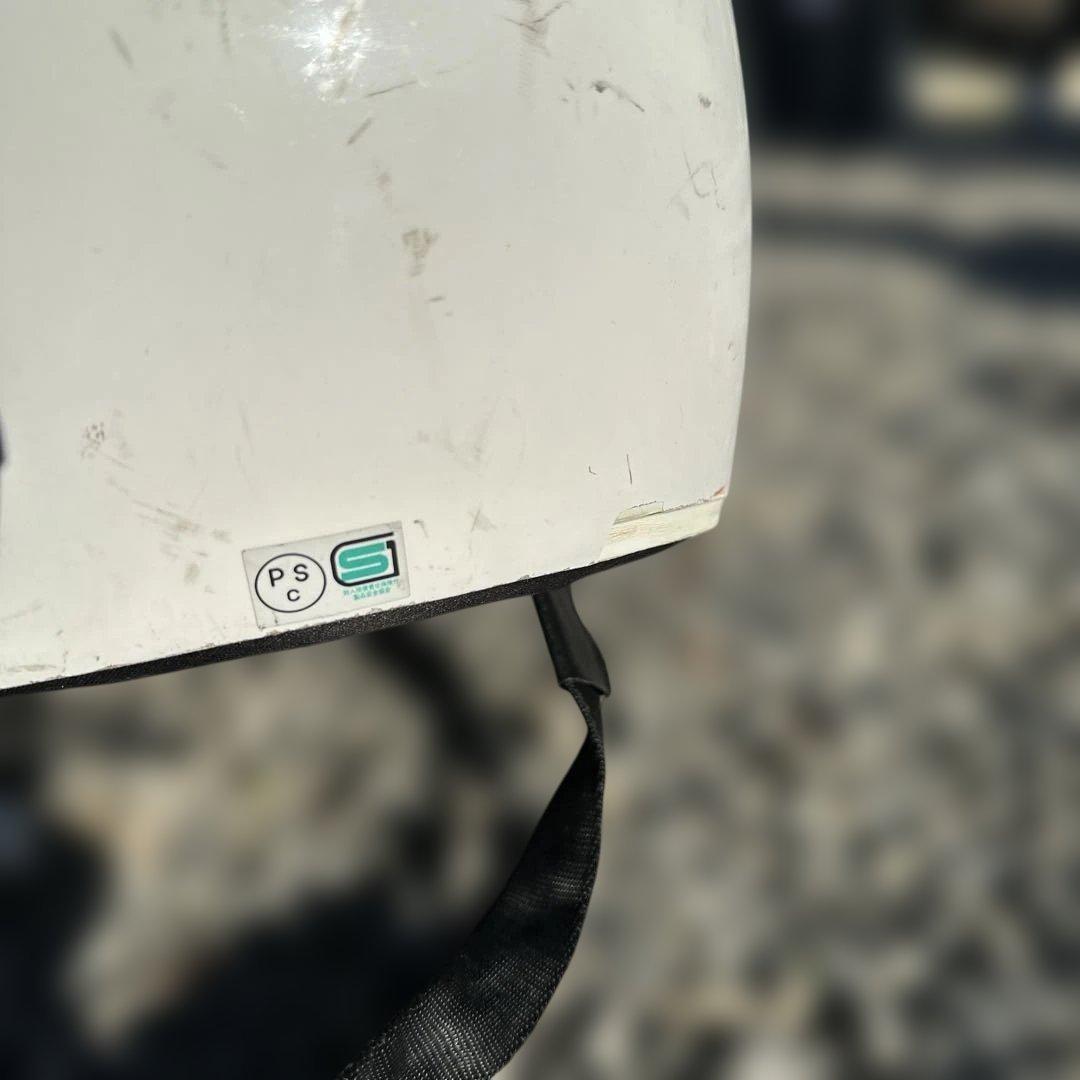 族ヘル　当時物　細目　赤ライン