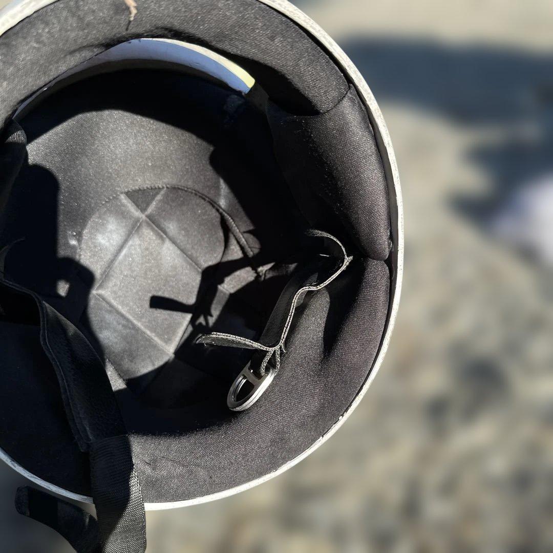 族ヘル　当時物　細目　赤ライン