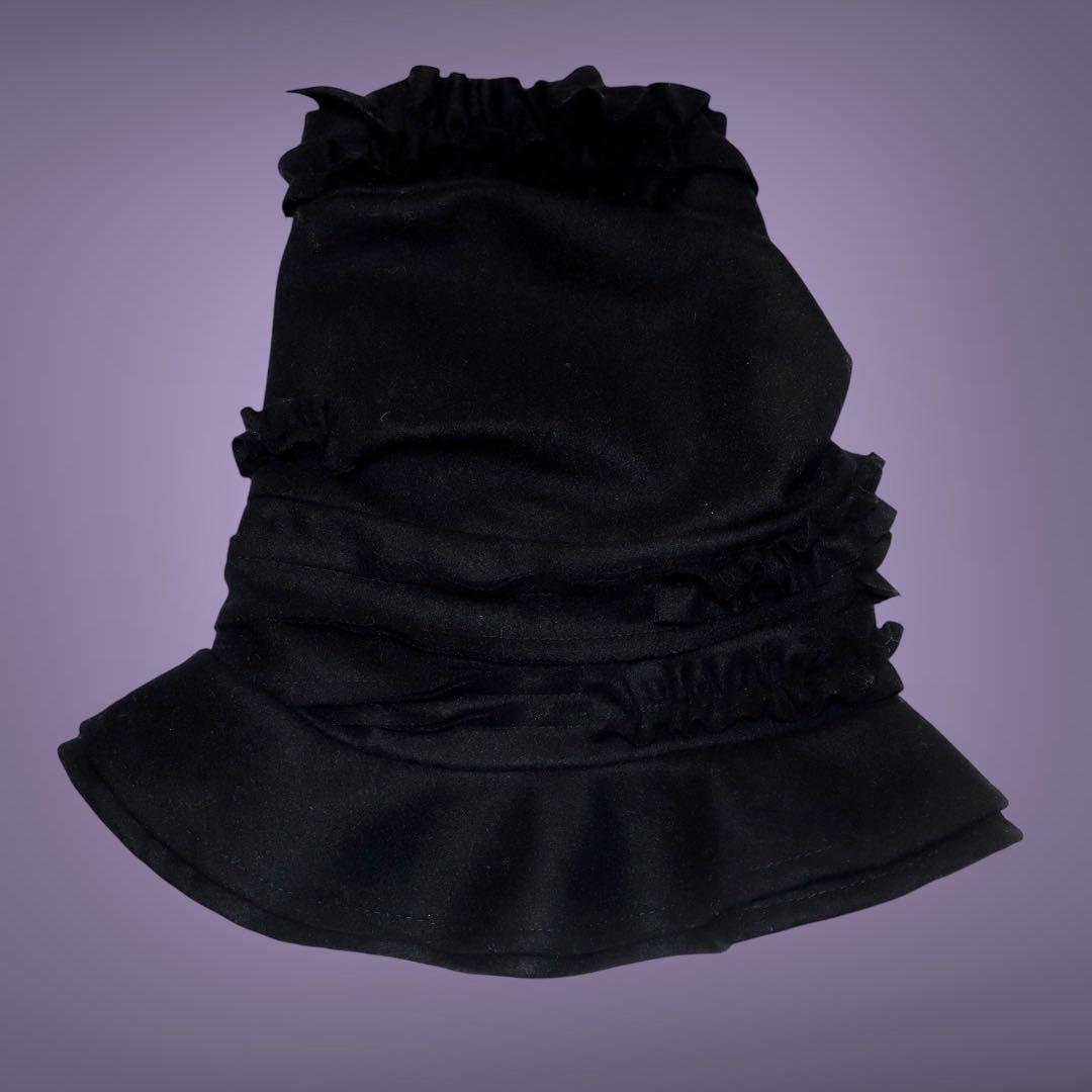 90’s tricot comme des garçons Frill hat