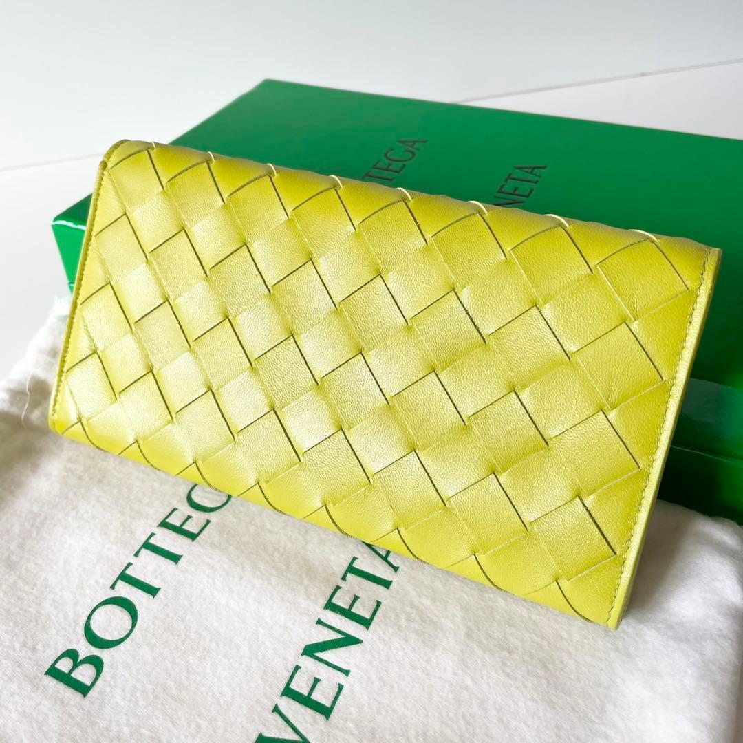 【ほぼ新品】BOTTEGA VENETA ボッテガ 長財布 イントレチャート