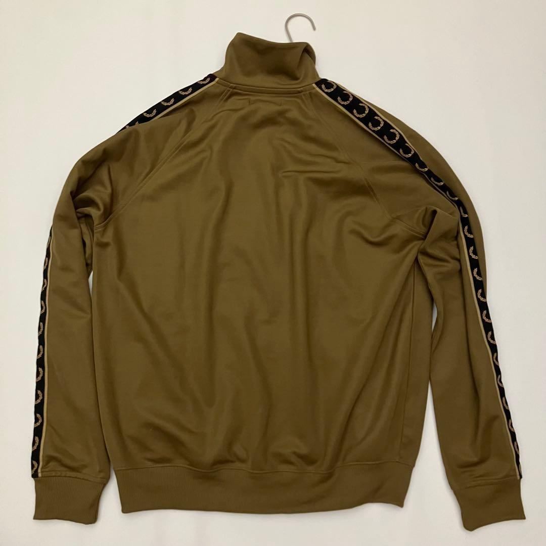 ✨洗える✨FREDPERRY トラックジャケット　月桂樹　ポルトガル製　ブラウン