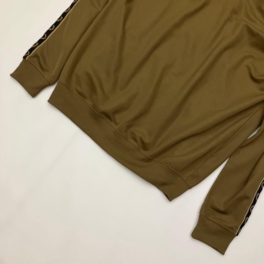 ✨洗える✨FREDPERRY トラックジャケット　月桂樹　ポルトガル製　ブラウン