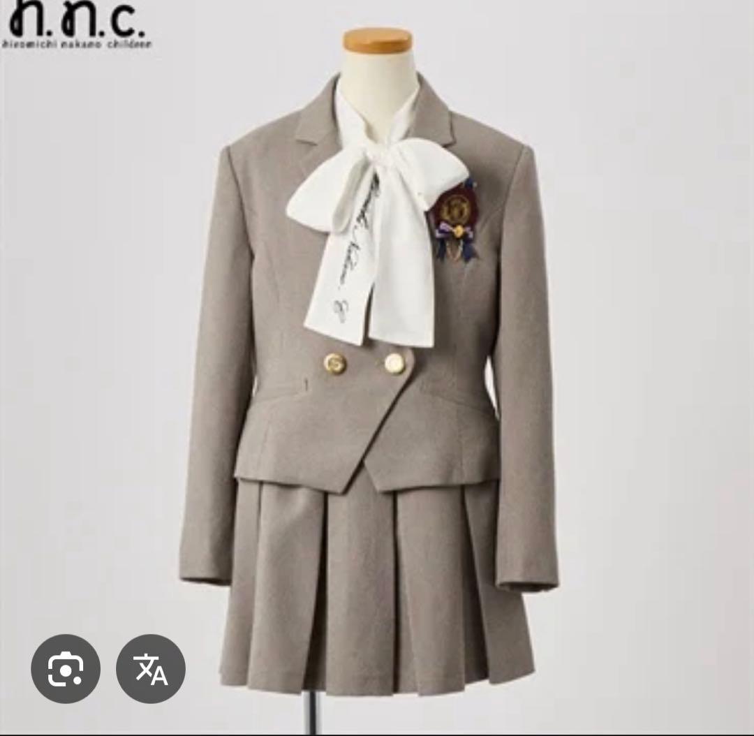 新品　ヒロミチナカノ　3点セット　女の子　卒服　ショートジャケットスーツ