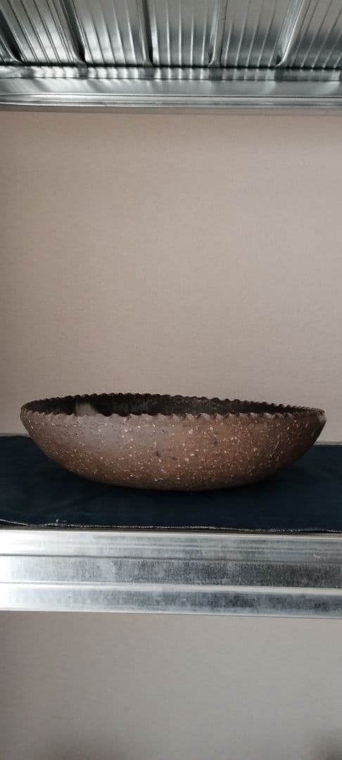 十場天伸　スリップウェア　皿　器　つくも窯　十場天神