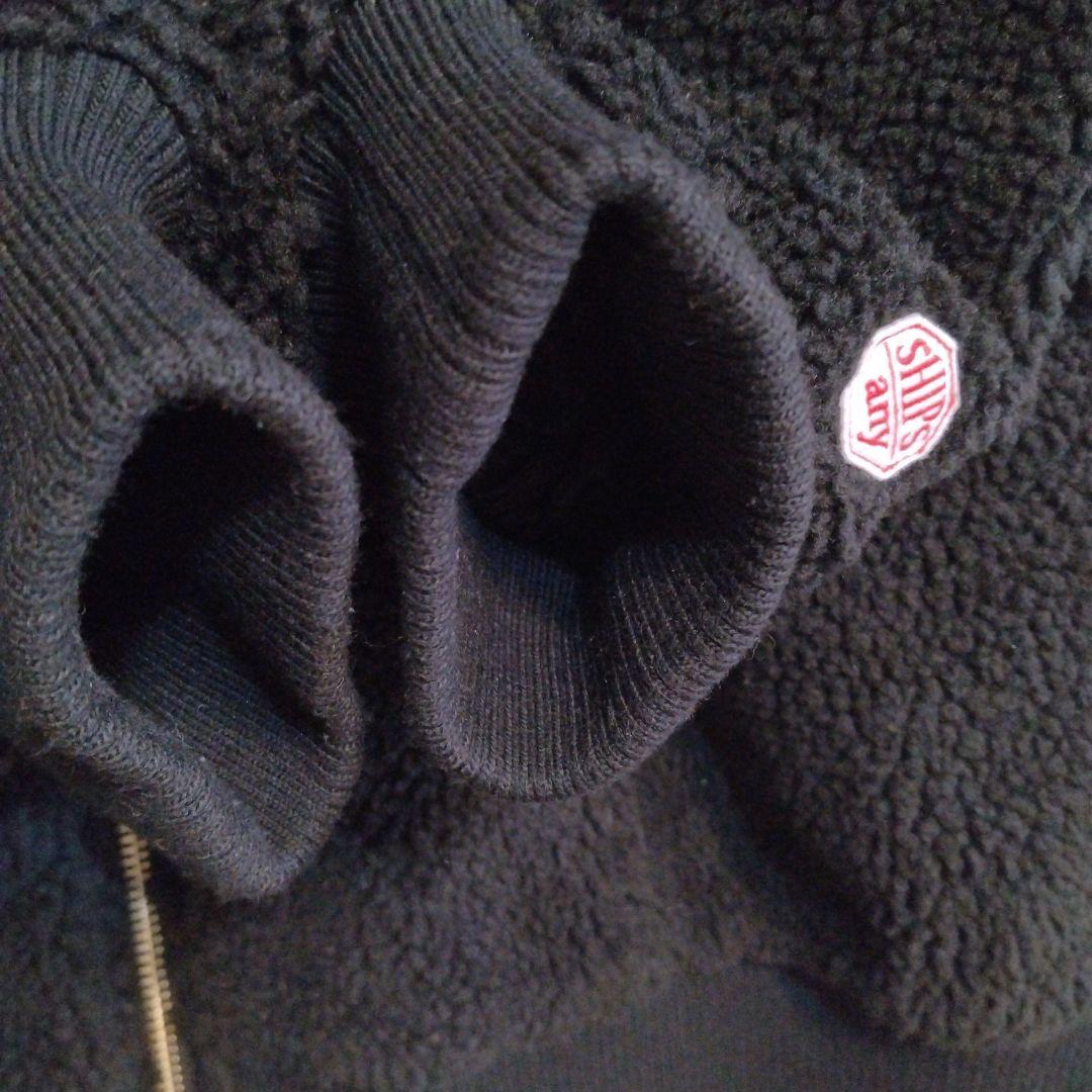 ★SHIPS any★ レディース　アウター　ボア　コクーン　ジップブルゾン