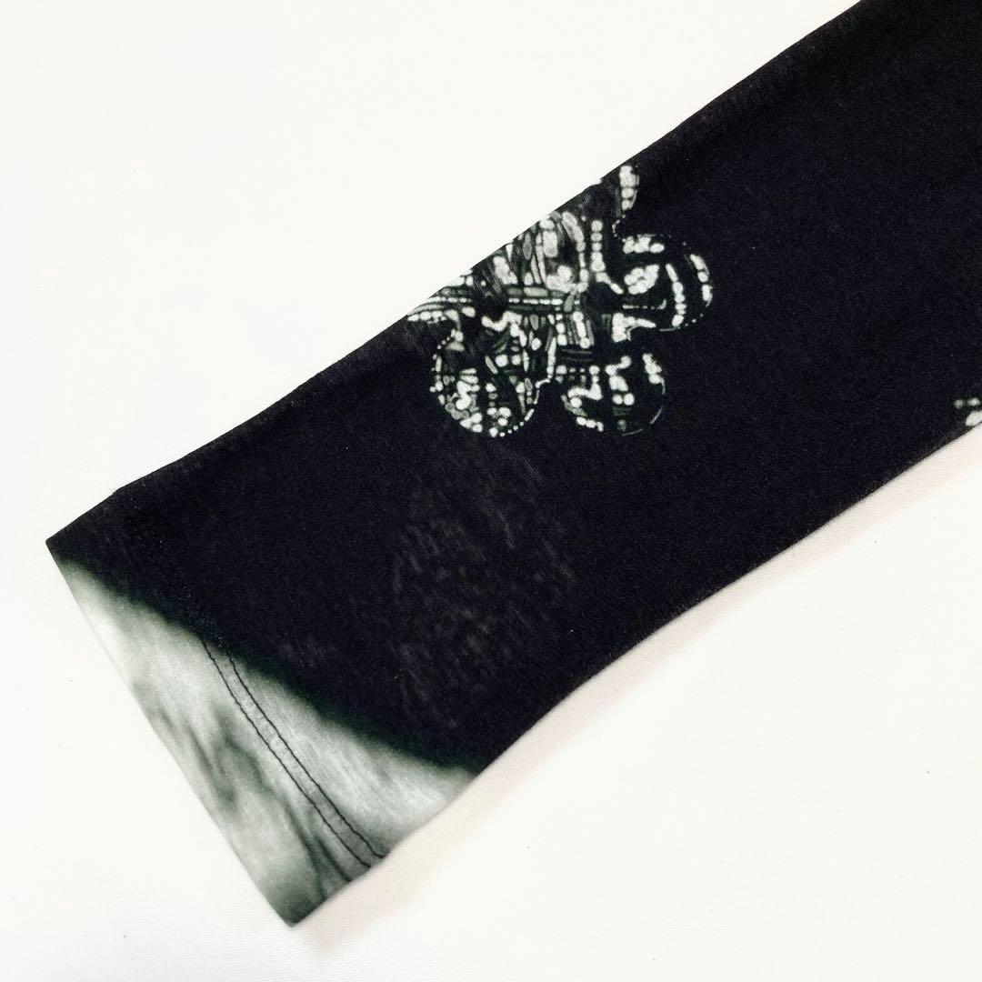 Y's ワイズ STAINED ROUND NECK LONG SLEEVE 2