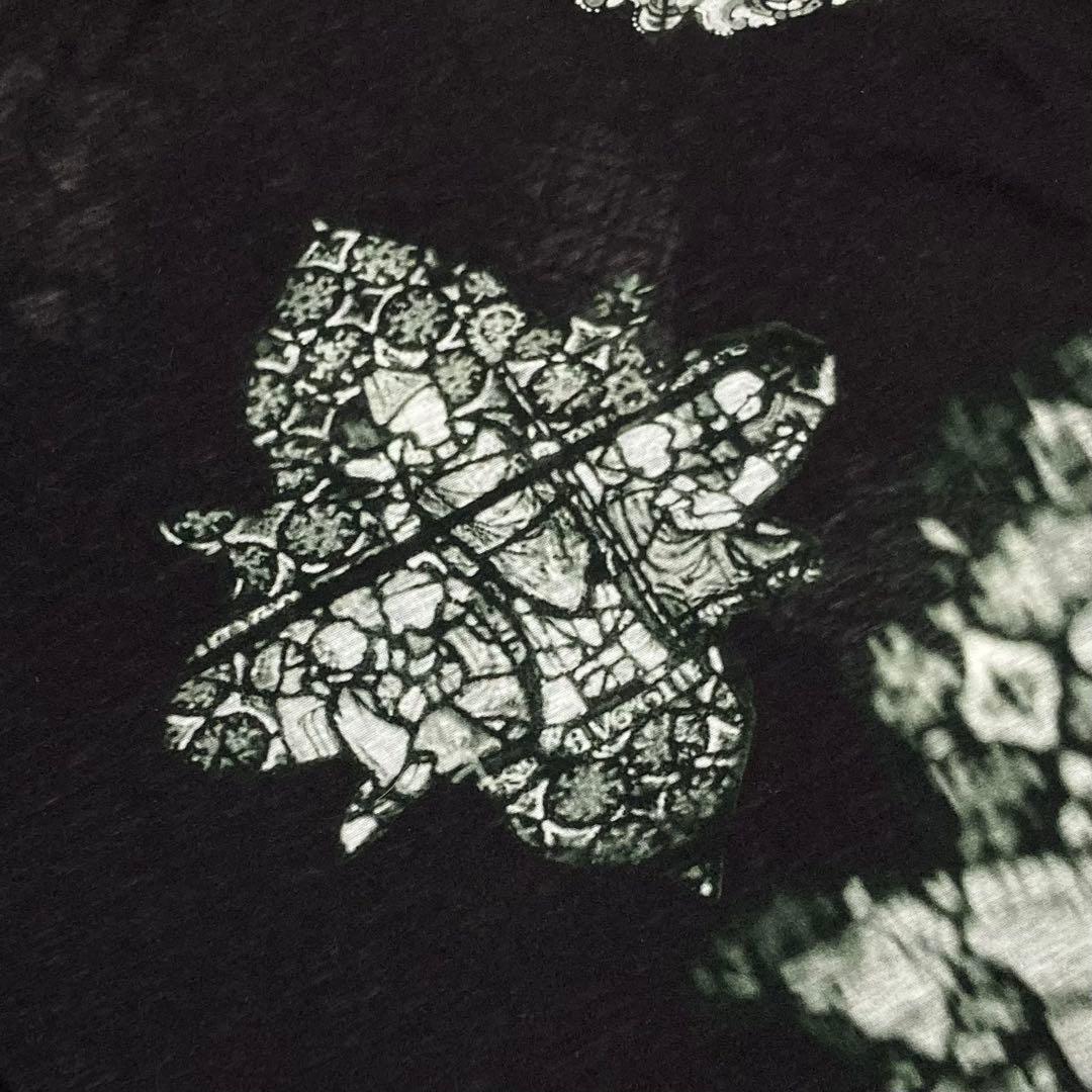 Y's ワイズ STAINED ROUND NECK LONG SLEEVE 2