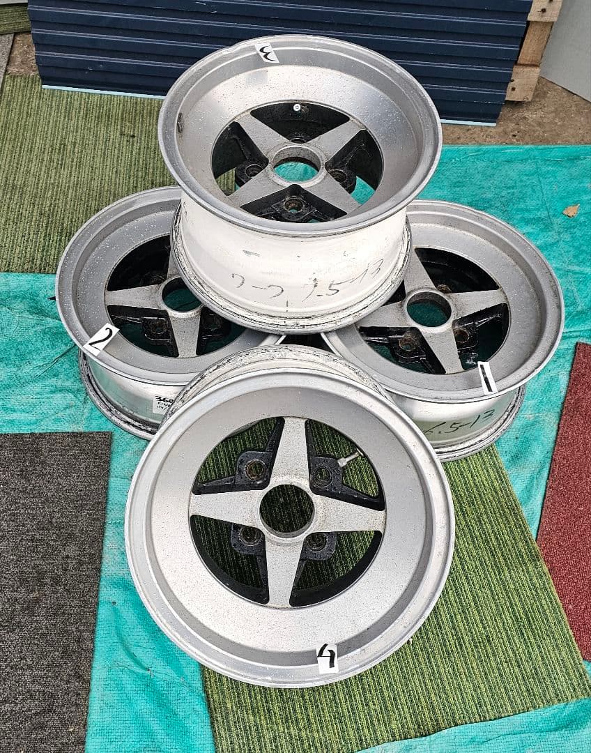 深リム WORK Equipホイール13インチ6.5j+12 7.5j+8