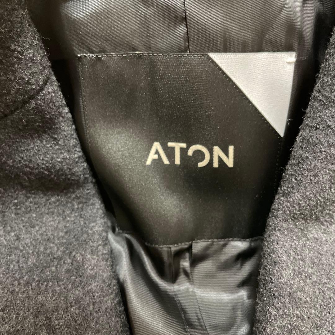 ATON SUPER 140’S BOUMOU MELTON チェスターコート