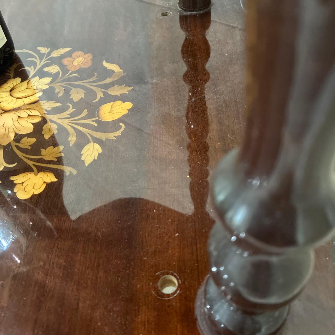 イタリア製　ワゴン　サイドテーブル　アンティーク家具　花代　ワイン置き