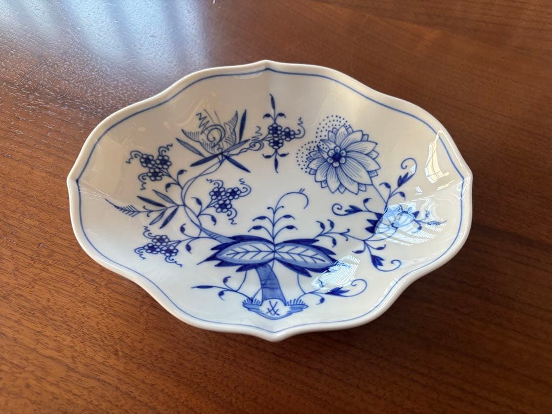 【値下げ】マイセン　ブルーオーキッドのお皿