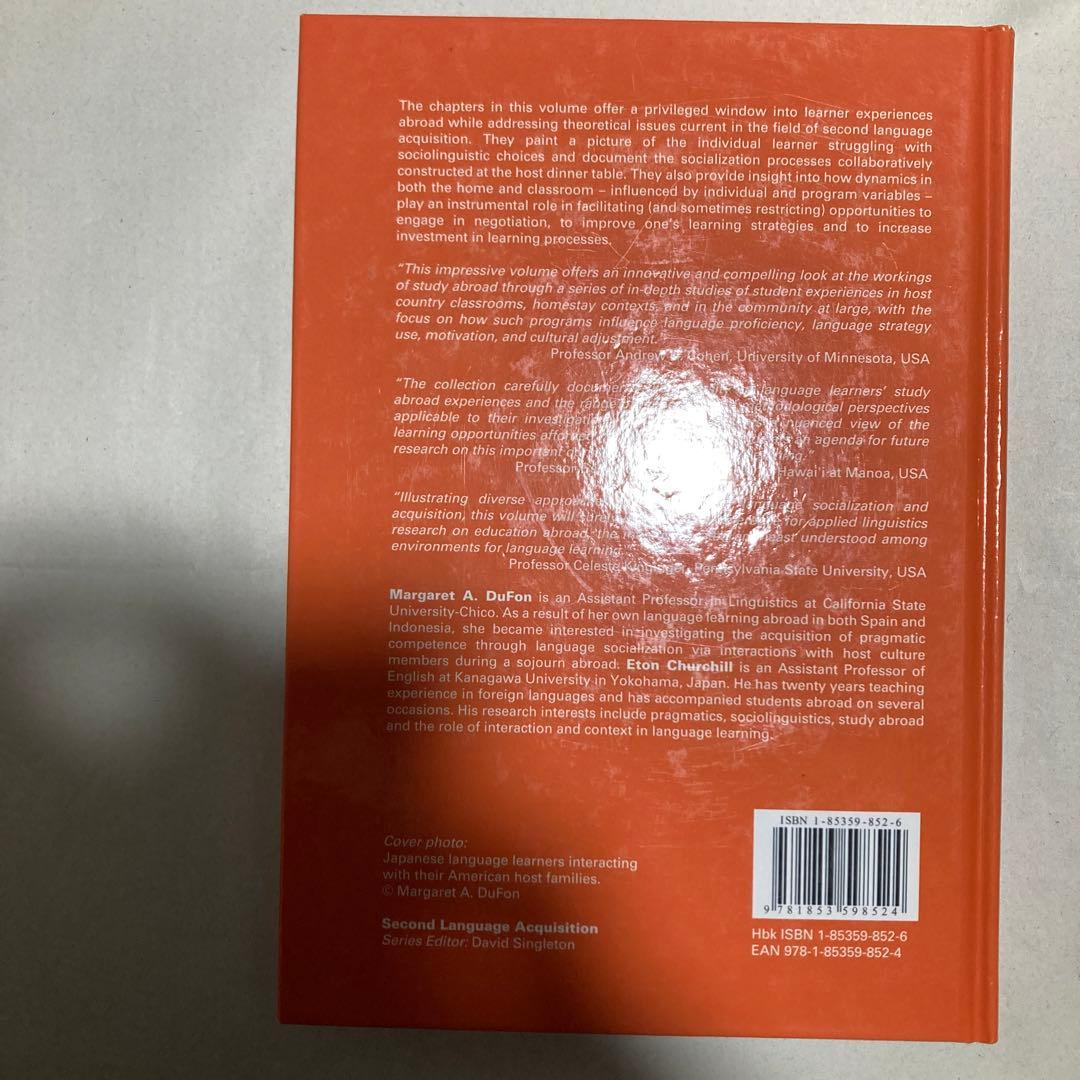 Language Learners in Study Abroad 洋書　英語