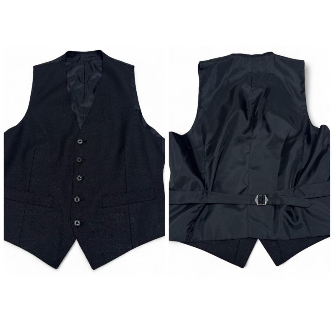 ✨未使用級✨ONLY　3ピース　シルク混　ブラック　スーツ　セレモニー　170A