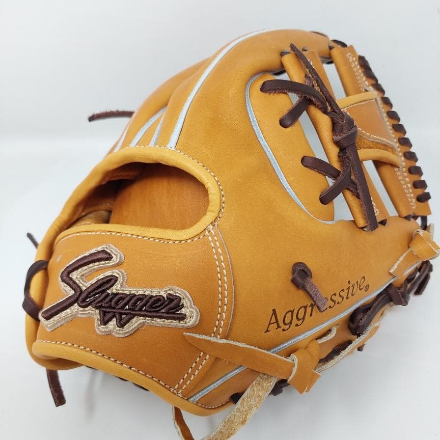 久保田スラッガー 硬式グラブ 内野 KSG-SR1 右投用 タン×バーガンディ