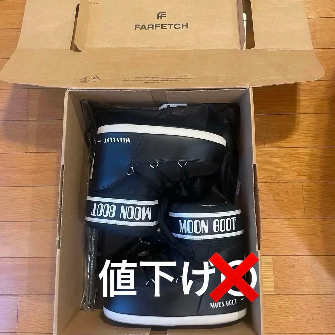 MOON BOOT　ICON LOW BLACK NYLON BOOTSブラック