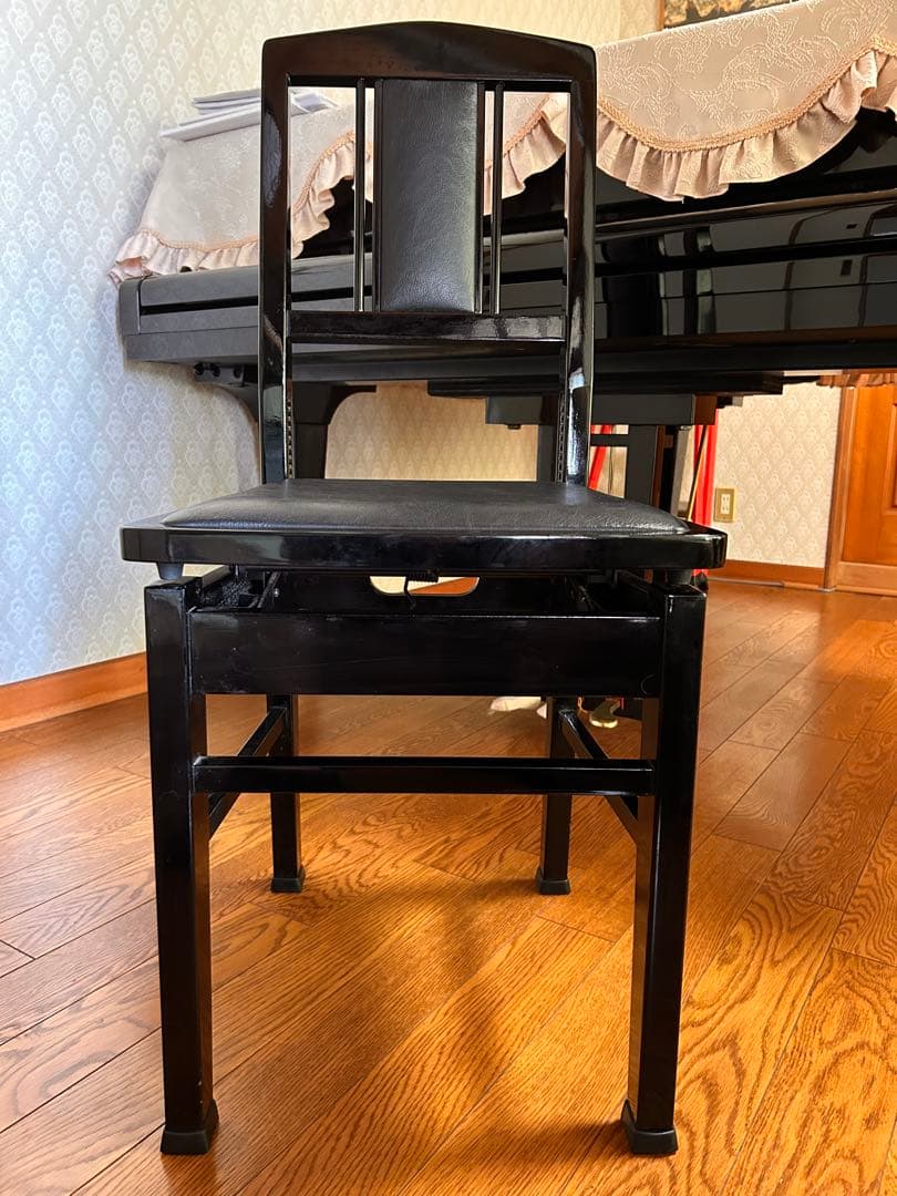 KAWAI　背付きピアノ椅子　トムソン椅子 中古美品　【送料込】
