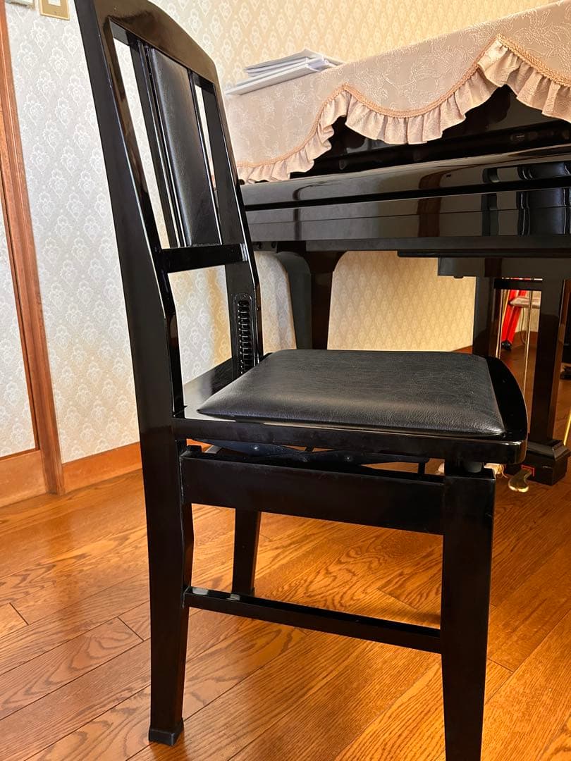 KAWAI　背付きピアノ椅子　トムソン椅子 中古美品　【送料込】