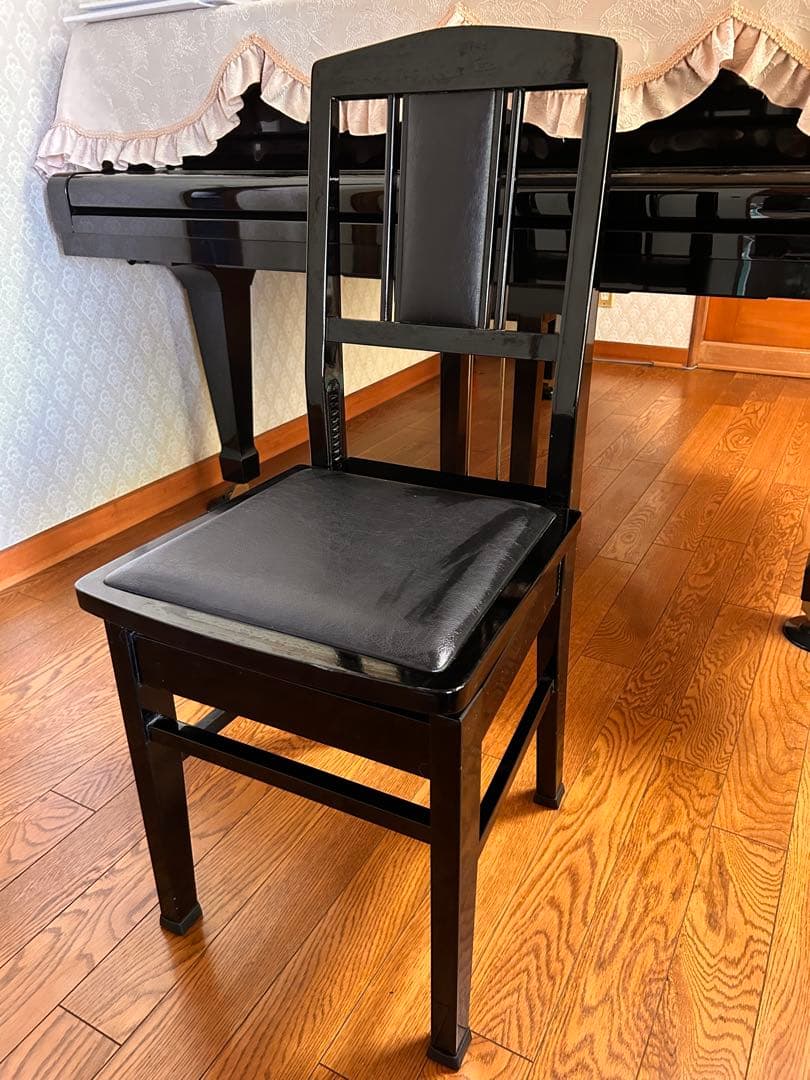 KAWAI　背付きピアノ椅子　トムソン椅子 中古美品　【送料込】