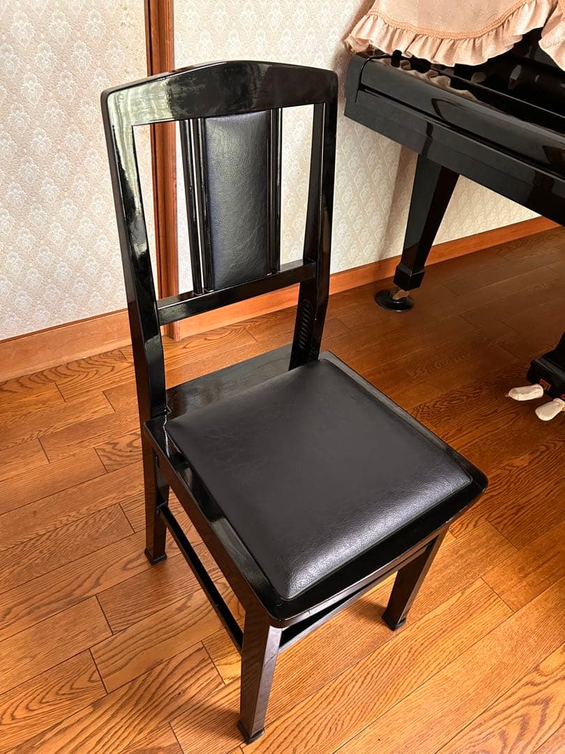 KAWAI　背付きピアノ椅子　トムソン椅子 中古美品　【送料込】