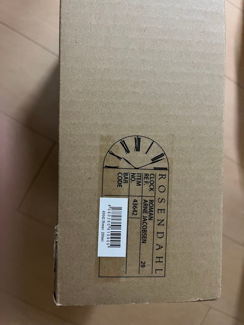 【新品未使用】アルネ ヤコブセンRoman Wall Clock 29cm