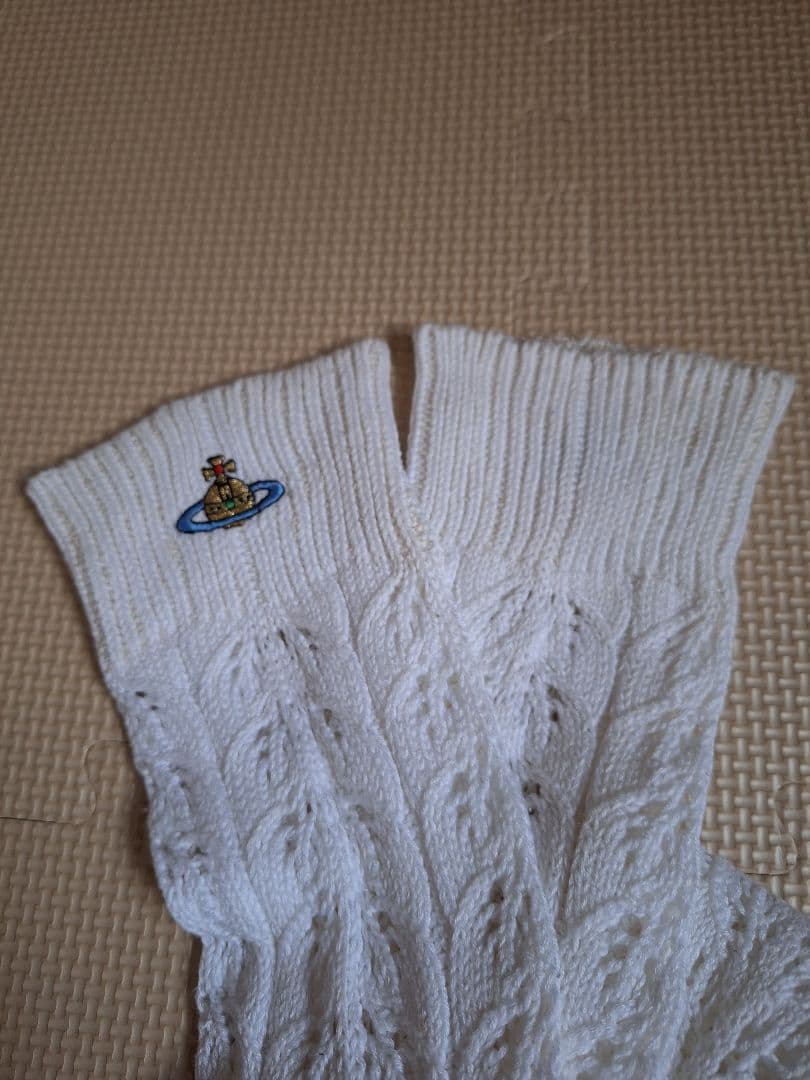 ヴィヴィアンウエストウッド クロシェ編み オーバーニーソックス レア 少難有