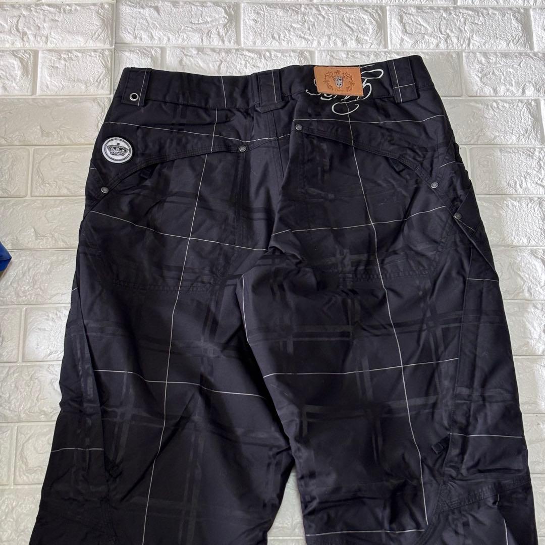 BURTON バートン スノーボードウェア メンズ 上下セット ネオンカラーM