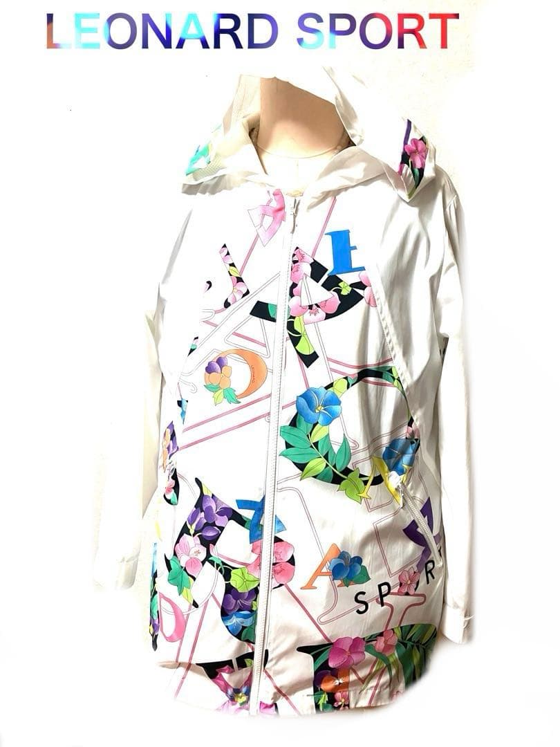 LEONARD SPORT ❤︎フラワープリント パーカー ジャンパー美品