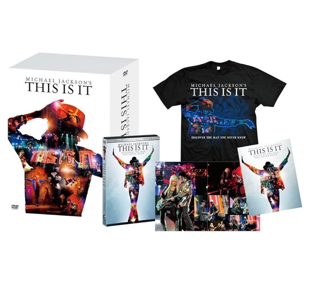 マイケル・ジャクソン THIS IS ITメモリアルDVD-BOX Tシャツ付