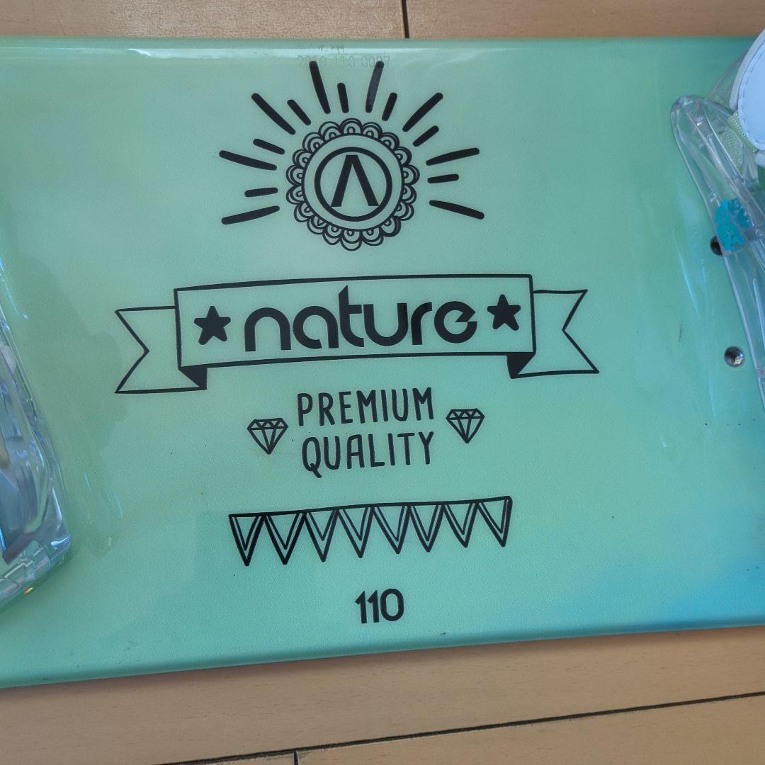 nature スノーボード 110cm Burton Grom ビンディング付き