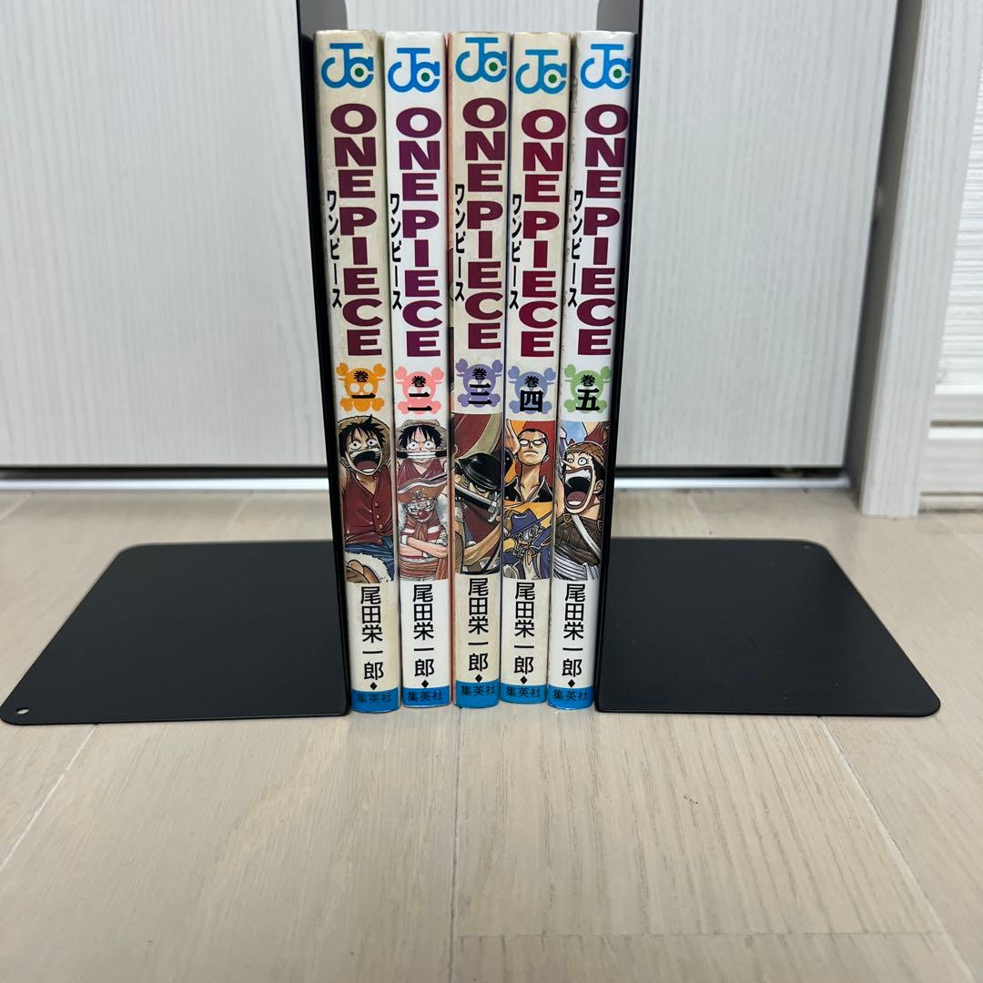 【希少 初版】ONEPIECE 1〜5巻セット コミックニュースVOL.195付