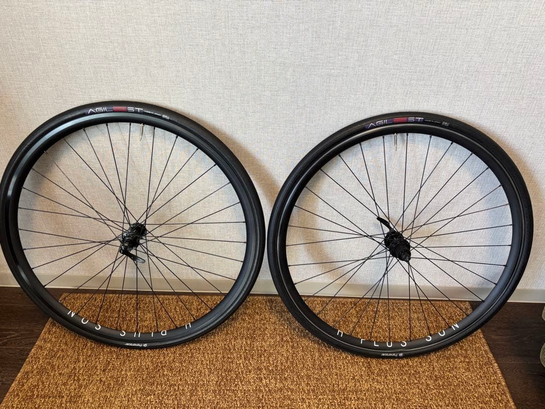 H PLUS SON クリンチャー 前後ホイールセット AGILEST 28c
