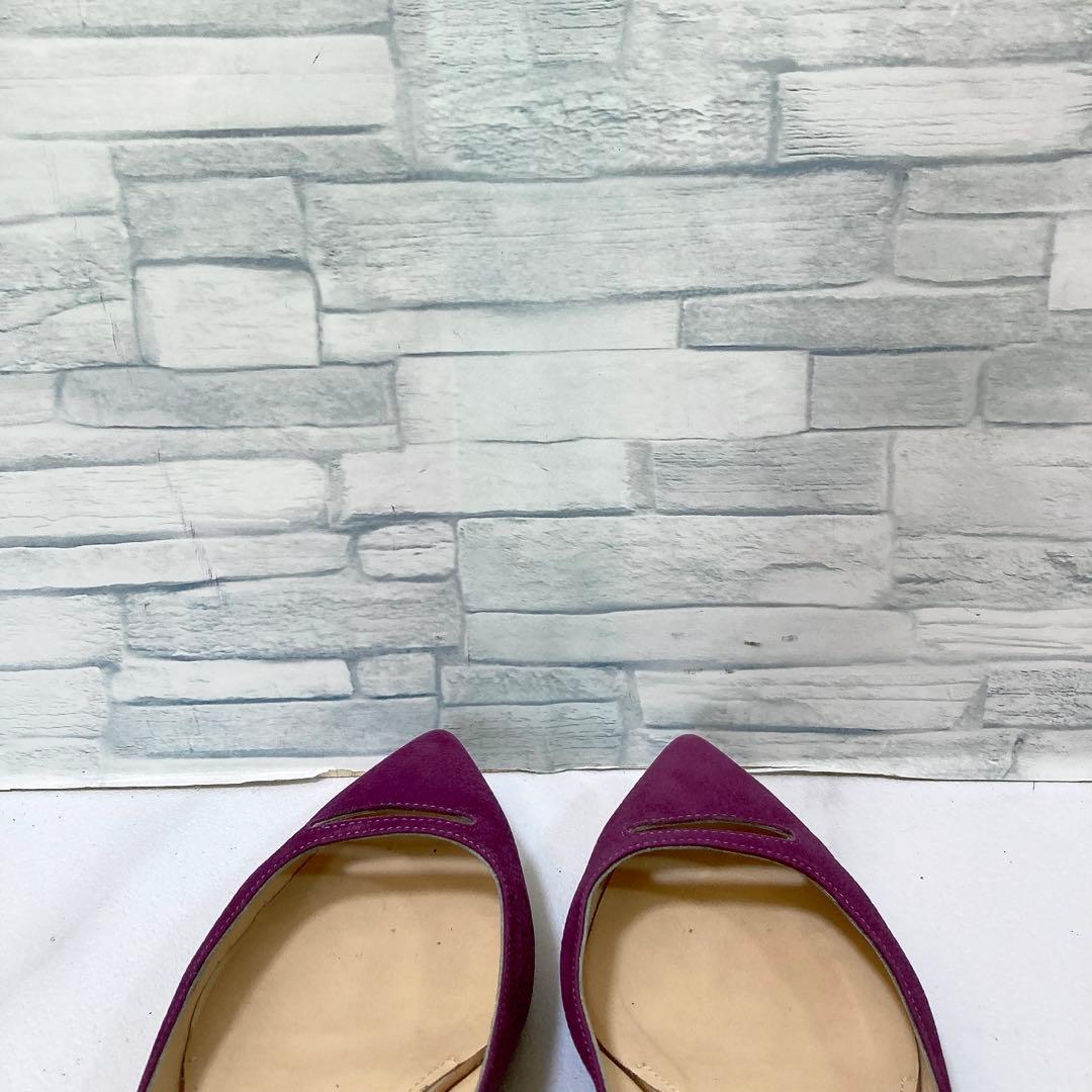 PELLICO ペリーコ アネッリ 本革 フラットシューズ 23.5 パープル系
