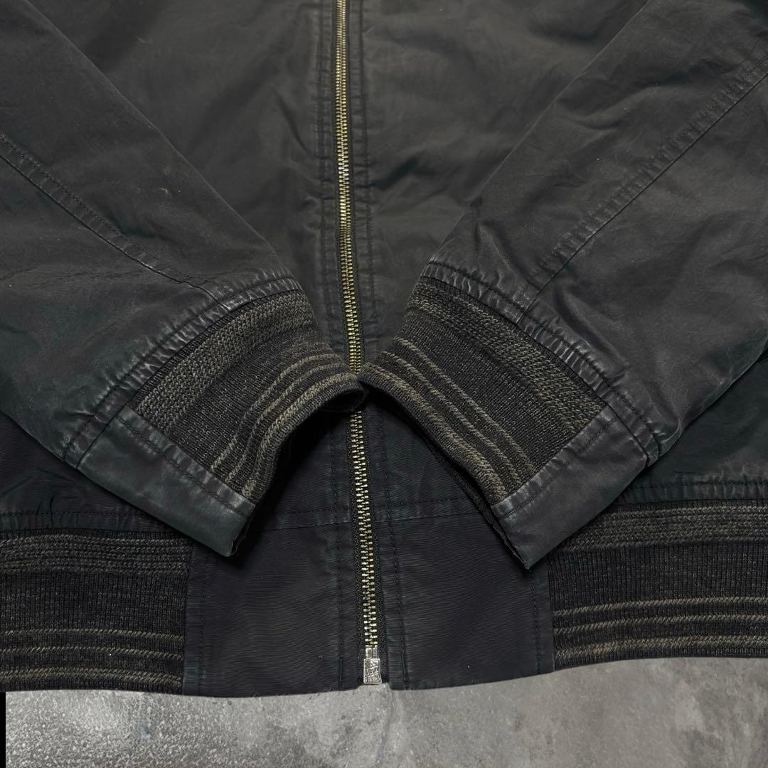 リーバイス MA-1 ボンバージャケット M 黒 サーモア中綿 タロンジップ