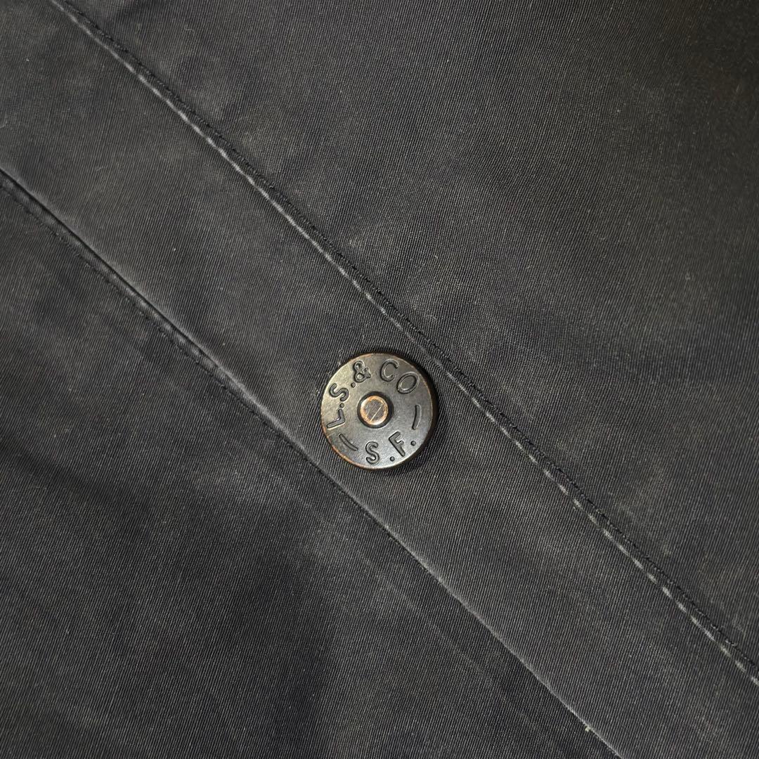 リーバイス MA-1 ボンバージャケット M 黒 サーモア中綿 タロンジップ