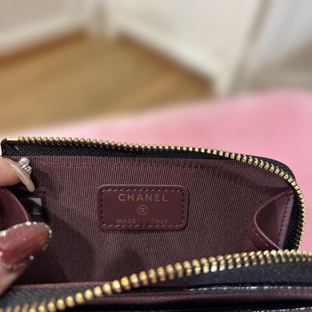 CHANELノベルティミニ財布新品未使用黒