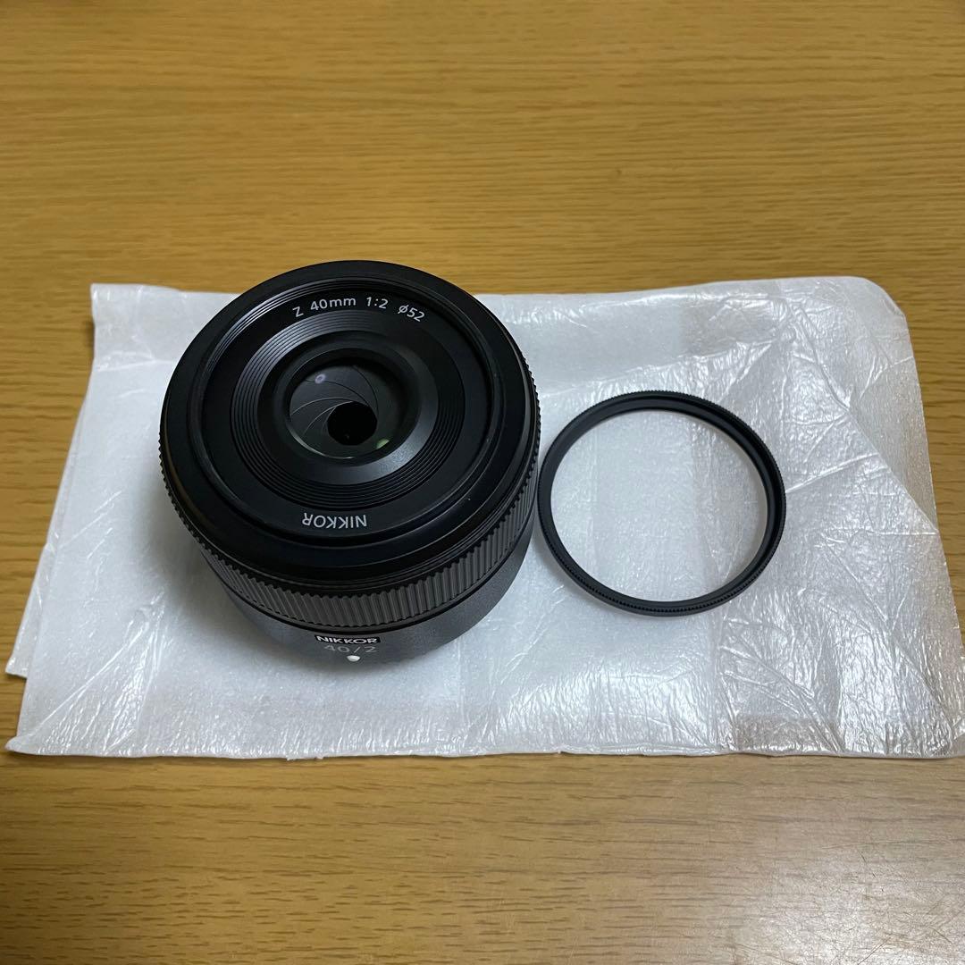 【美品】NIKKOR Z 40mm f/2 レンズ　NDフィルター付き