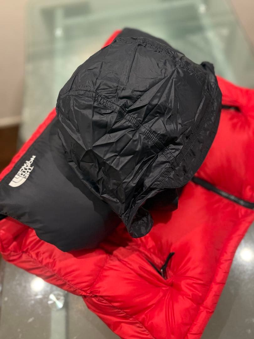 最終価格THE NORTH FACE ダウンベスト 赤・黒 XL