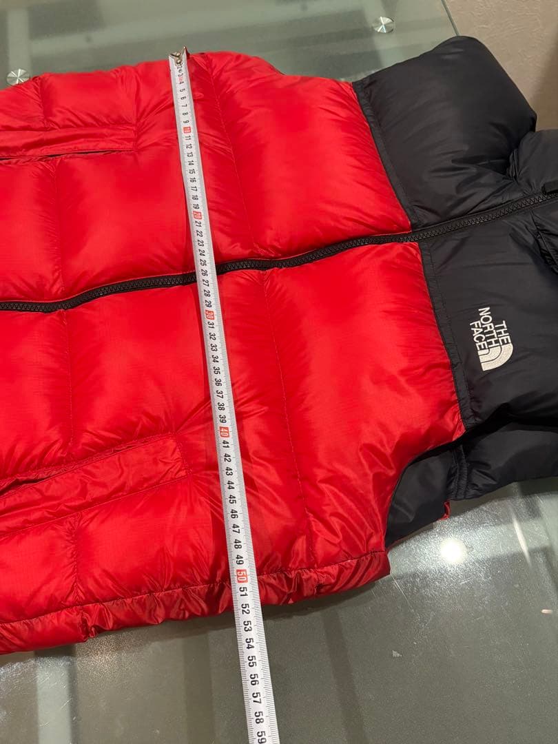 最終価格THE NORTH FACE ダウンベスト 赤・黒 XL