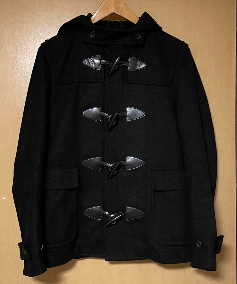 コムデギャルソンシャツ　ダッフルコート　Mサイズ　黒