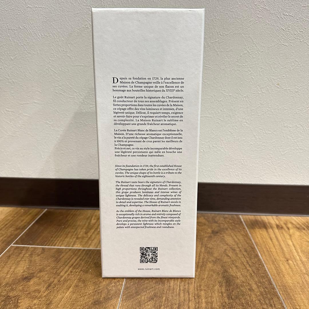Blancde Blancs シャンパン　ルイナール　ブラン ド ブラン　750