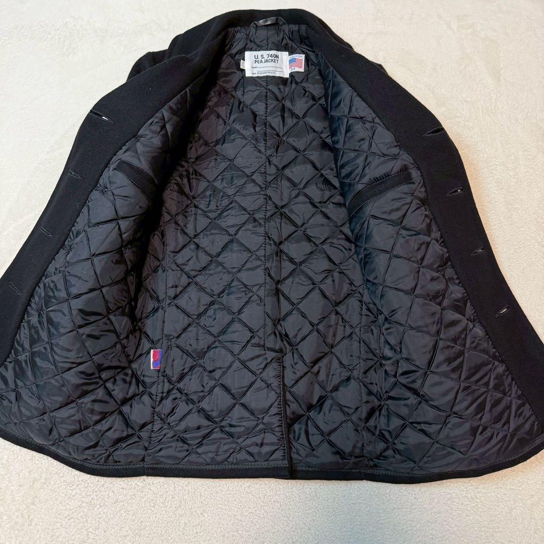 USA製 schott pコート メルトン キルティング アメカジ 740N