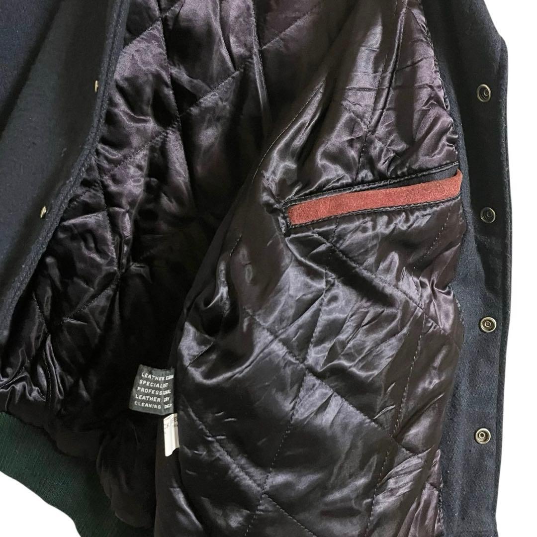 Hard Rock CAFE ハードロックカフェ スタジャン レザー ウール