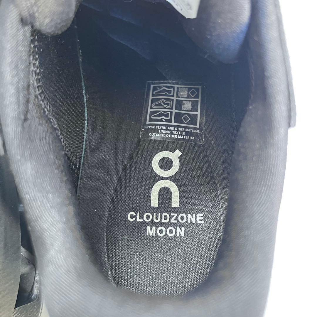 未使用級✨ On オン クラウドゾーン ムーン スニーカー 黒 24cm