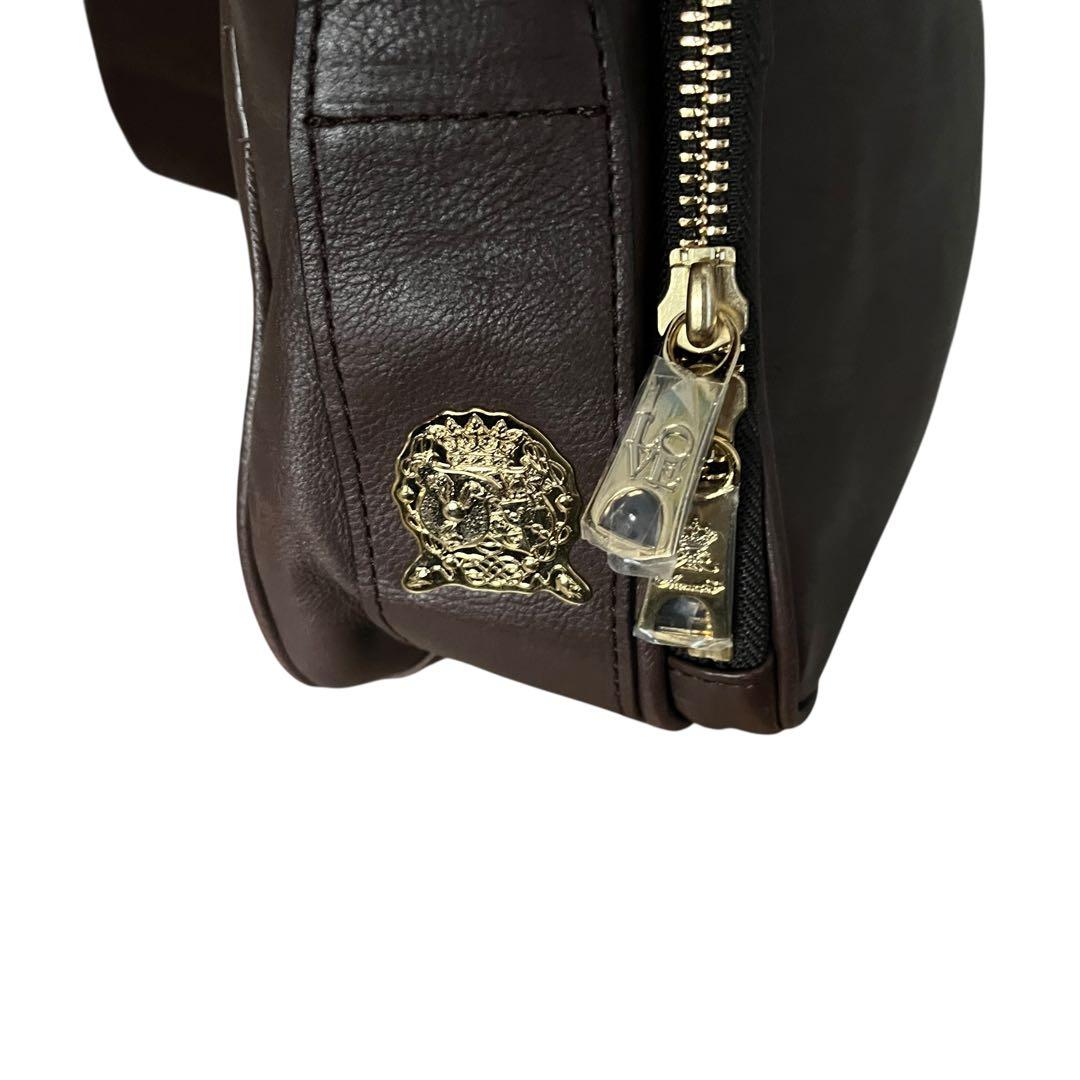 ADMJ エーディーエムジェー 2WAY レザーバッグ ダークブラウン